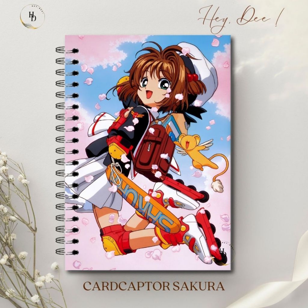 

HeyDee Notebook A5 Spiral CARDCAPTOR SAKURA SERIES