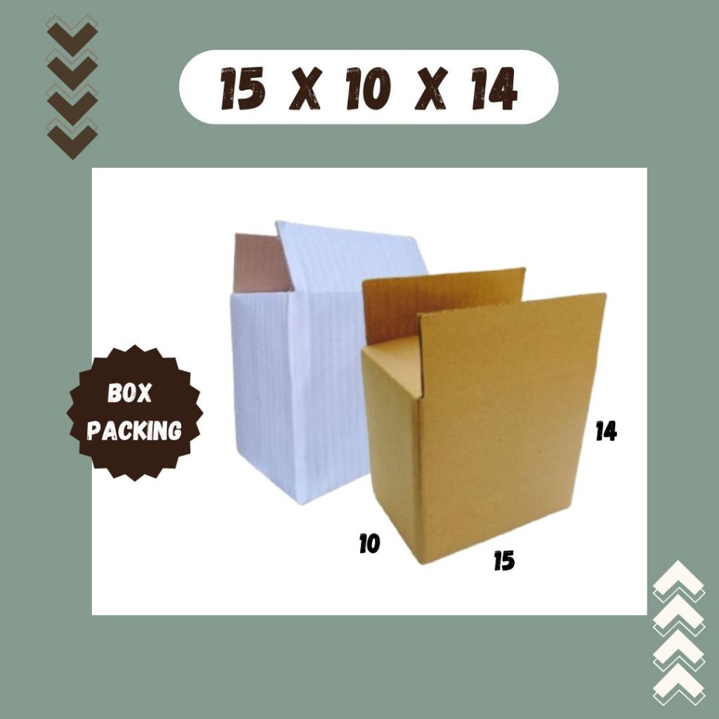 

Box Packing 15x10x14 Kotak Kemasan Kardus Packing Obat Dus Madu Sparepart Pack