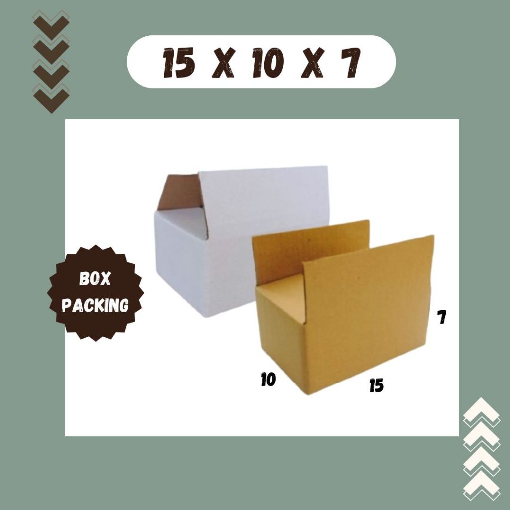 

Karton 15x10x7 Kardus A0 Packing Dus Kotak Kemasan Box Aksesoris Souvenir Sparepart Obat Madu