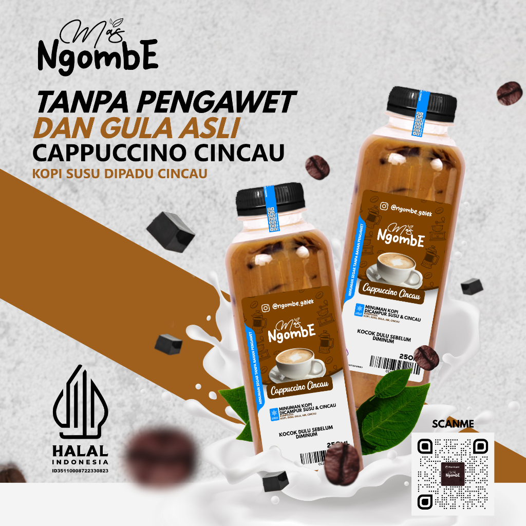 

Minuman Kopi Dingin Cappucino Cincau - Mas Ngombe