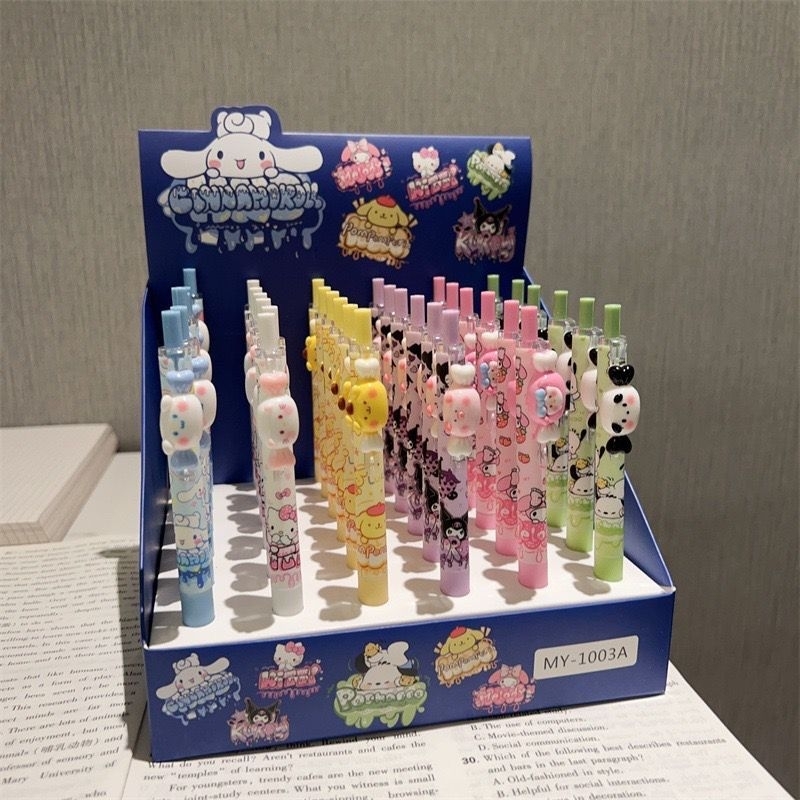 

MMtable | Pulpen Mekanik/ Pulpen Cetek / Pulpen Tinta Premium Candy Permen Series - Pulpen 0.5mm Motif Sanrio - Sanrio Series - Cinnamoroll/ Melody/ Hello Kitty/ Pompompurin/ Pochacco/ Kuromi