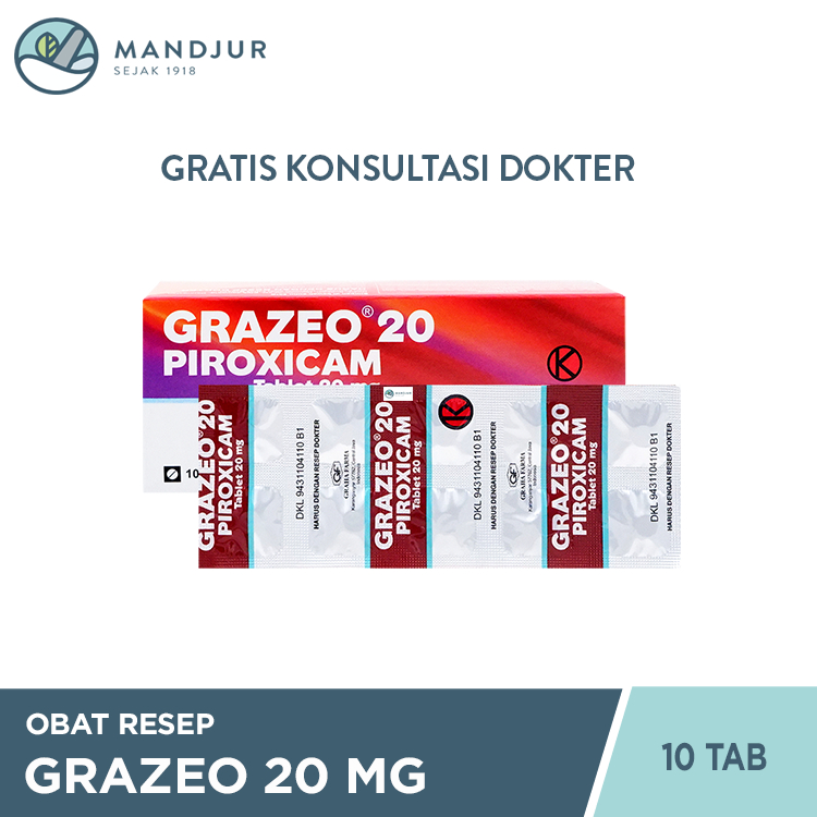 Grazeo 20 mg 10 Tablet