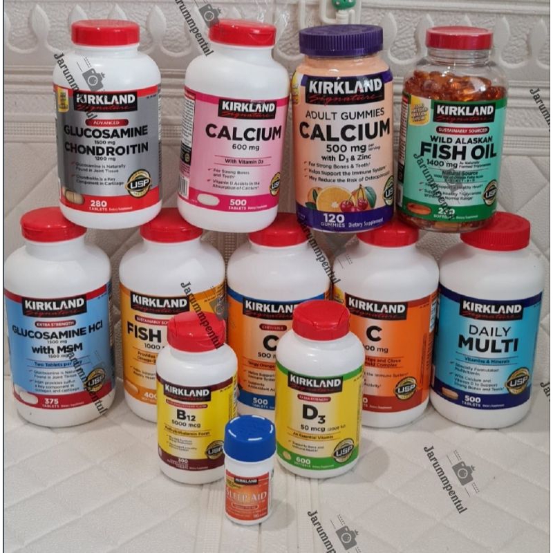 KIRKLAND - GLUCOSAMINE 1500 mg & CHONDROITIN 1200 mg