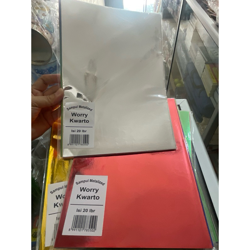 

Sampul Metalik ukuran Kwarto