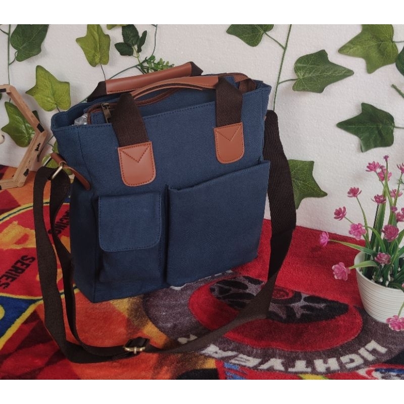 Tas selempang anak sekolah terbaru tas canvas