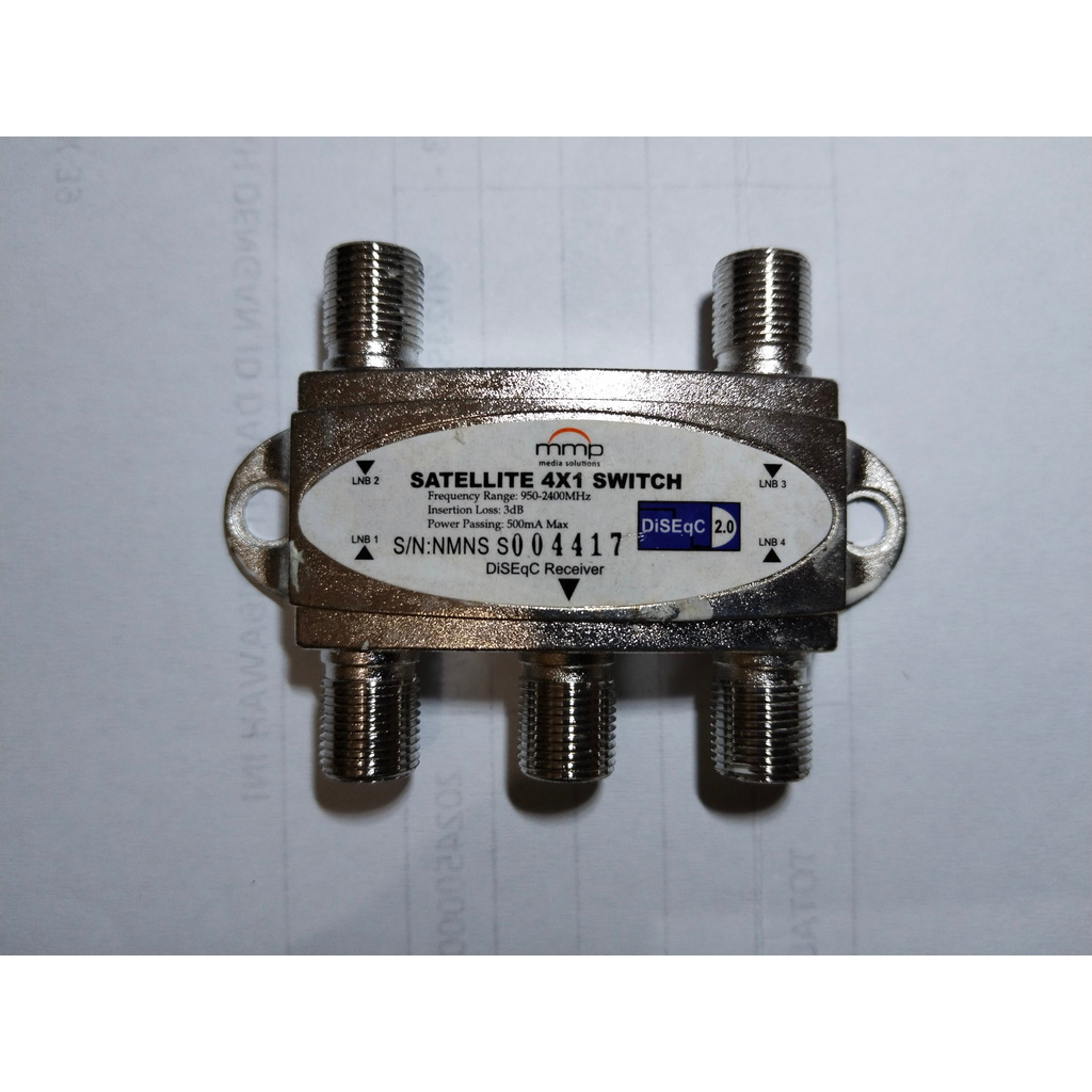 DiseqC Switch 4x1 untuk Satellite Parabola MMP
