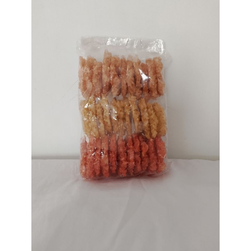 

Rengginang Situbondo mix rasa terasi, udang dan balado