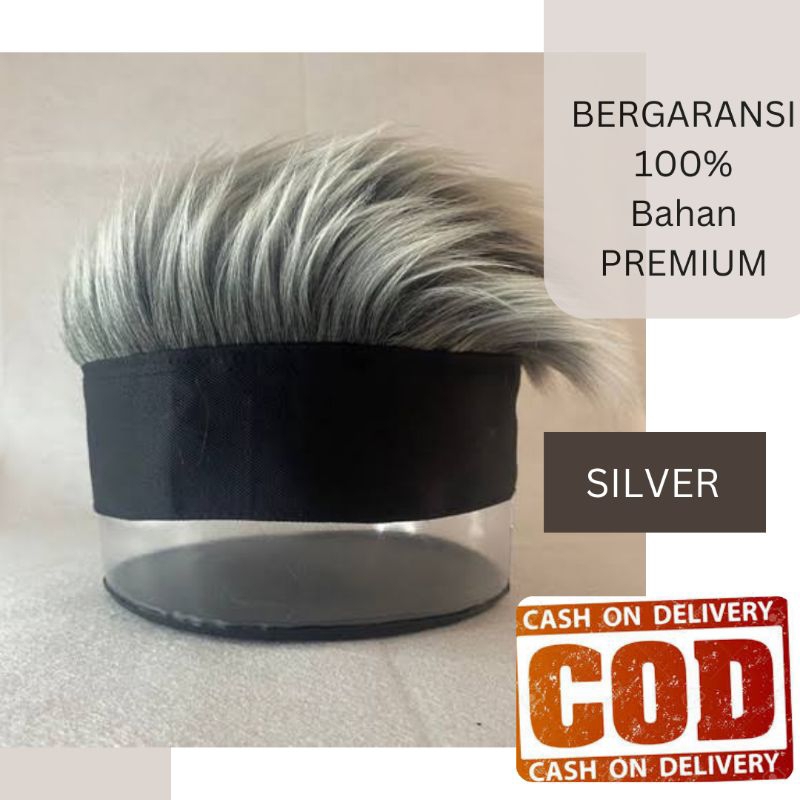 Topi Rambut palsu pria Premium Bergaransi wik rambut palsu