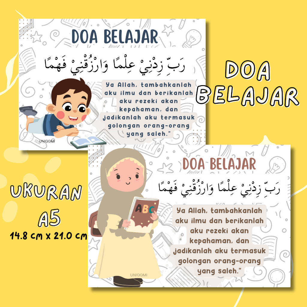 

STIKER DOA BELAJAR/ STICKER DOA BELAJAR/DOA BELAJAR /STIKER ANAK/STIKER DOA ANAK/STICKER /DOA HARIAN