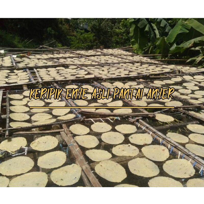 

KERIPIK ENYE ASLI PANTAI ANYER PALING MURAH!