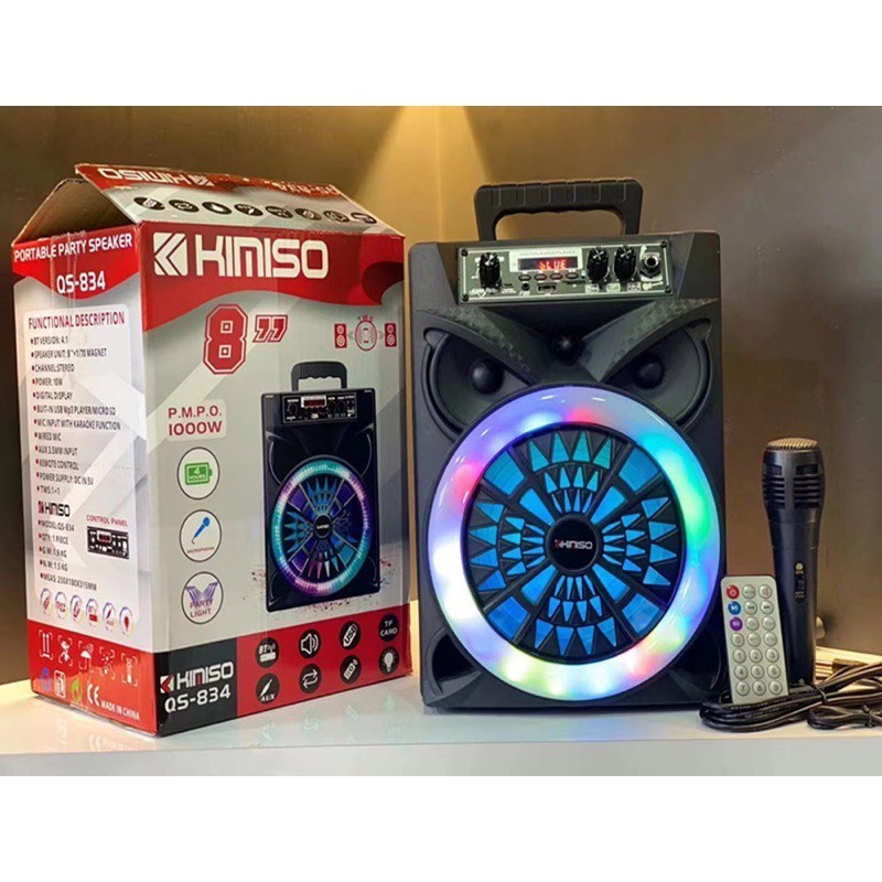 SPEAKER BLUETOOTH QS 834 + MIC