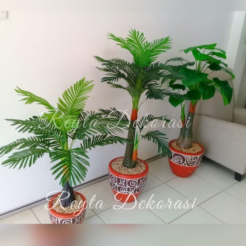PALEM BONGGOL PALEM ARTIFICIAL IMPORT / POHON PALEM DEKORASI ARTIFICIAL  POHON HIAS PALEM