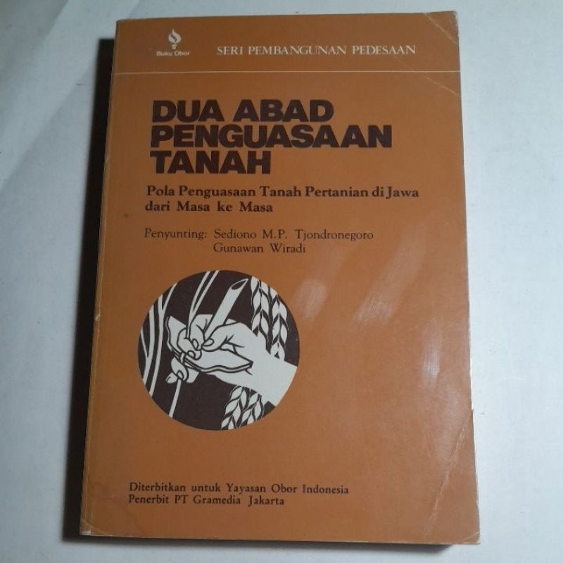 Buku Dua Abad Penguasaan Tanah Pola Penguasaan Tanah Pertanian Di Jawa Dari Masa Ke Masa