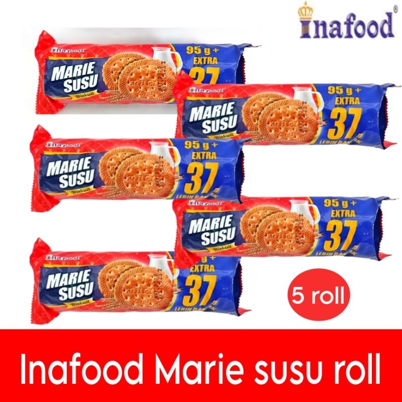 

Inafood Marie susu biskuit roll