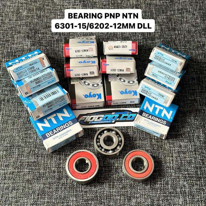 LAKER PNP UNIVERSAL LAKER 6202-12mm LAKER 6301-15MM LAKER RODA TANPA BUBUT LAKER PNP BEARING PNP BEA