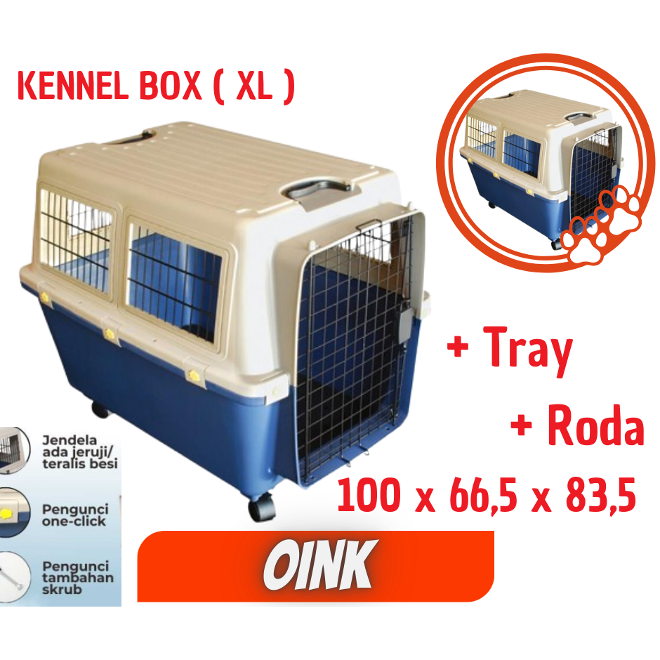 Kennel Box Pet Crate Cargo Travelling Anjing Besar XL KN 705 Good Quality