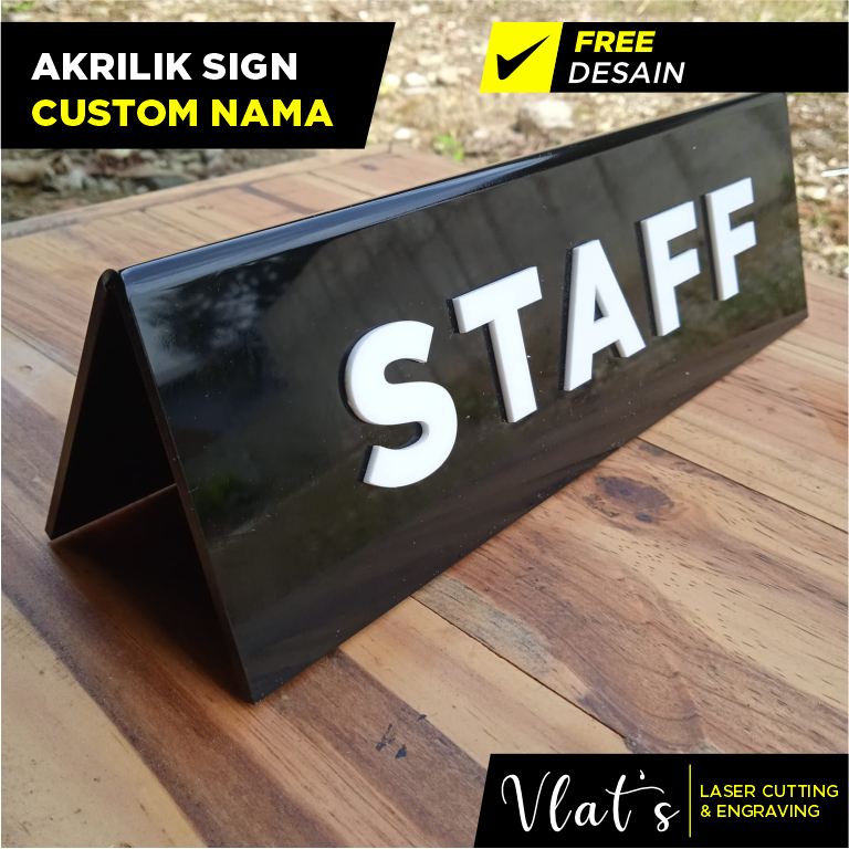 

Akrilik Tulisan Timbul | Akrilik Sign Custom