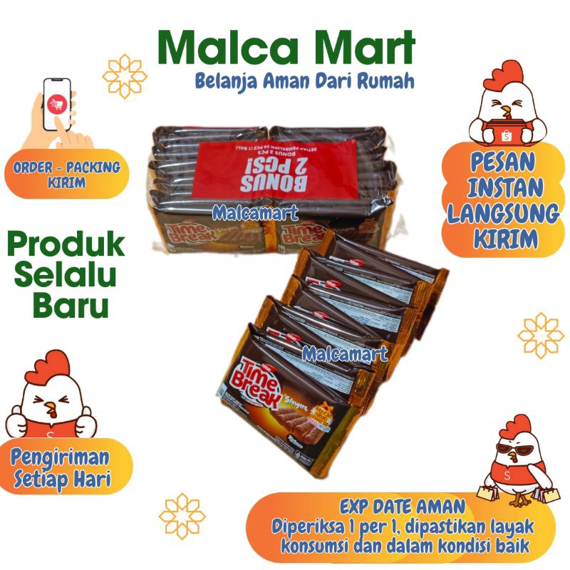 

Wafer Time Break Nabati 10 pcs @ 16 gram