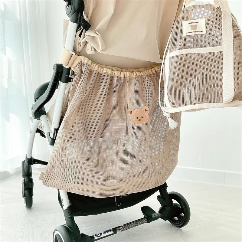 Gantungan Tas Jaring Stroller Bayi Multifungsi | Baby Stroller Bag Storage Crib Kerta Dorong | Kanto