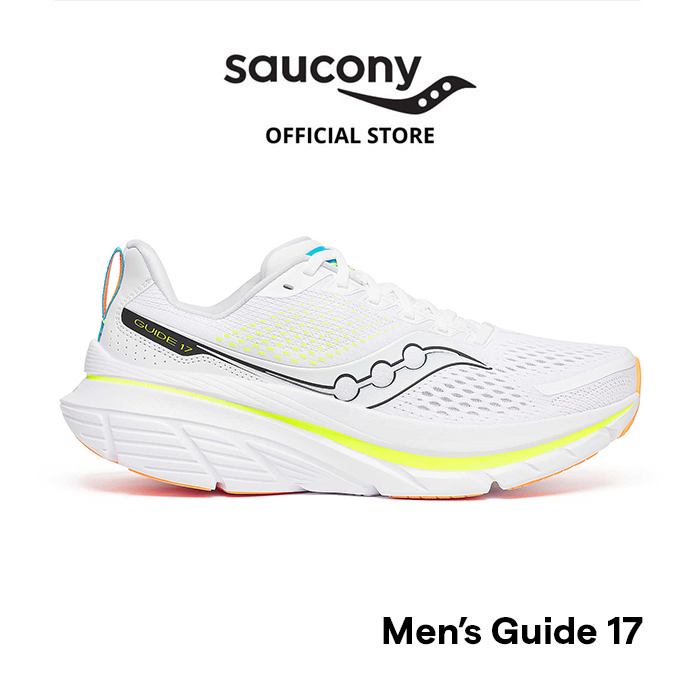 SAUCONY - Sepatu Lari Pria Guide 17