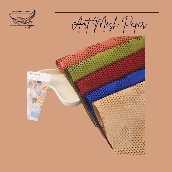 

(SW) TERLARIS ART MESH PAPER WRAPPING PAPER KERTAS ANYAM /KERTAS PEMBUNGKUS BUNGA/ KERTAS KERAJINAN TANGAN / KERTAS KERAJIANAN BUKET WEDDING