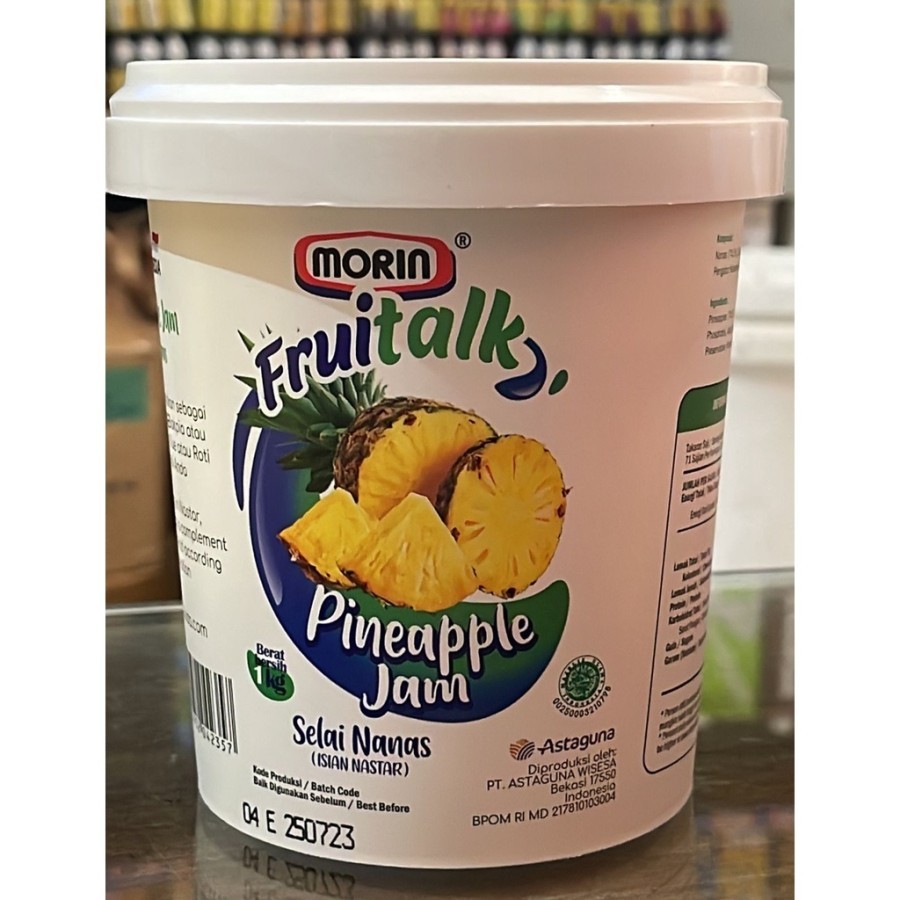 

Selai Nanas - Morin Selai Nanas Nastar 1kg - Fruitalk Pineapple Jam