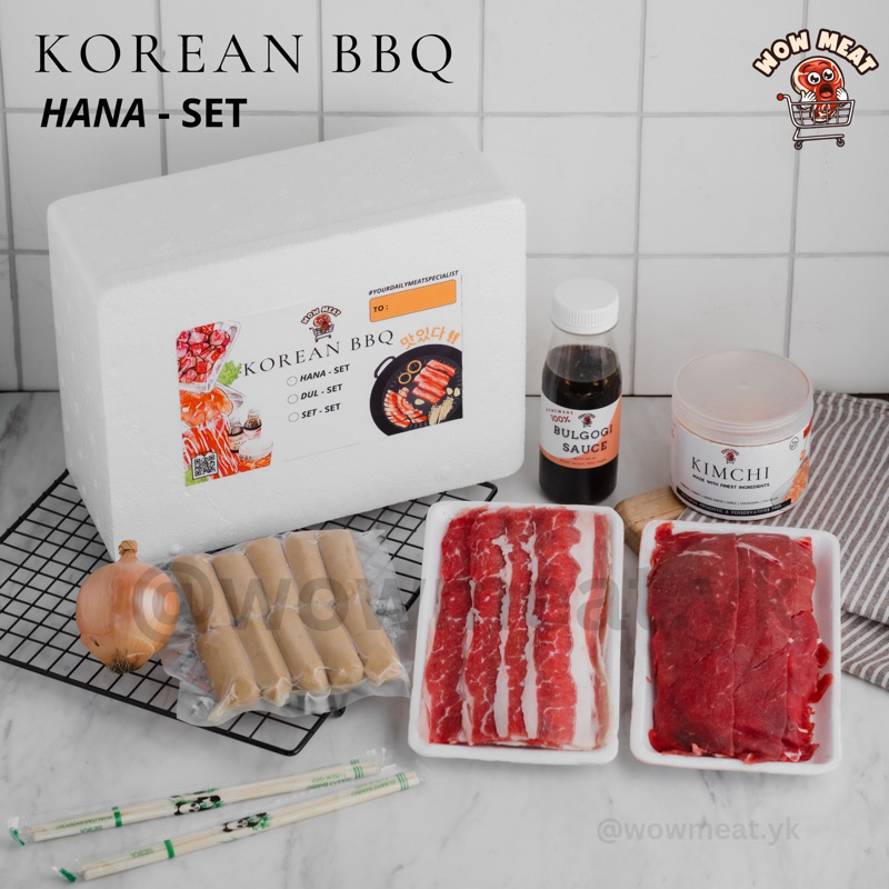 

PAKET KOREAN BBQ HANA-SET 3-5 orang