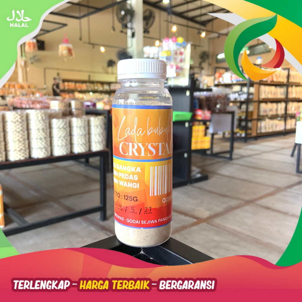 

LADA PUTIH BUBUK CRYSTAL PREMIUM 125GR KHAS BANGKA