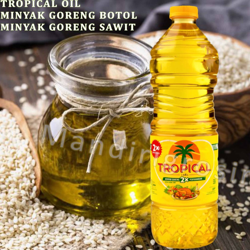 

Minyak Goreng Sawit * Tropical Oil * Minyak Goreng Botol * 1 Liter