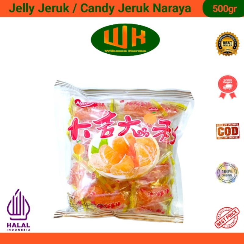 

Naraya Jelly Jeruk Mandarin Orange 500gr HALAL