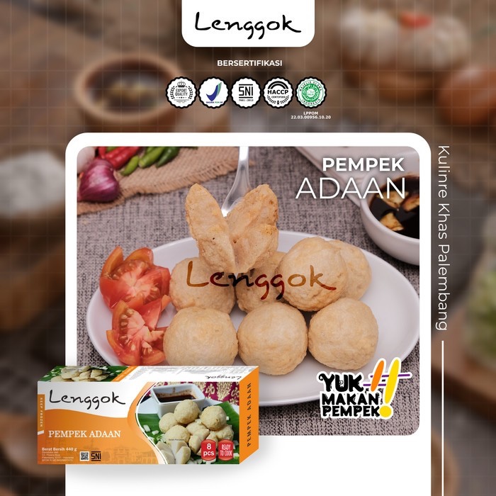 

Pempek Lenggok Adaan Kotak 450 Gram - Asli dari Palembang