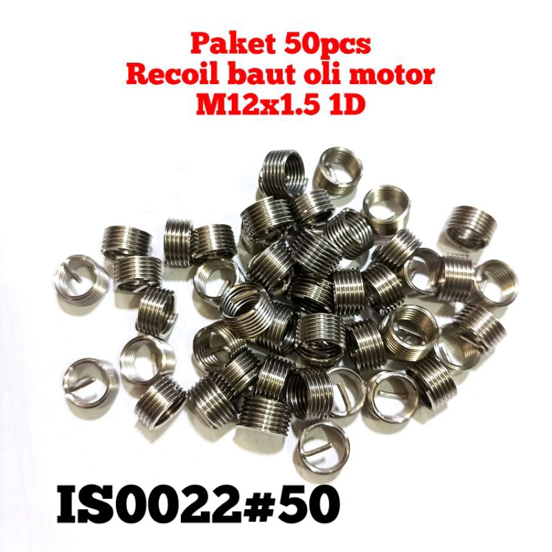 50pcs recoil baut oli m12x1.5 1D recoil baut oli baut 17 std baut oli motor