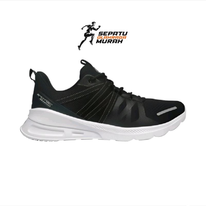 Spotec Midtown Sepatu Olahraga Murah | Running Hitam Putih