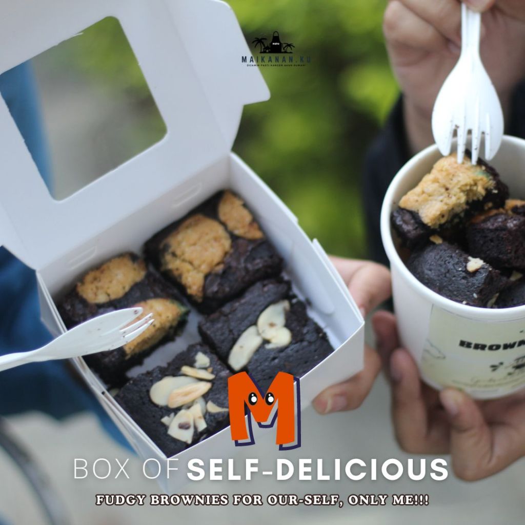 

Brownies Bite by Maikanan.ku | Fudgy Brownies Bucket 12oz