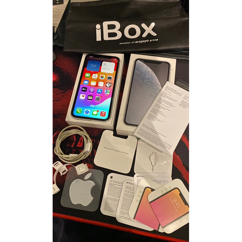 iphone XR 128gb ibox Pa/a fullset 11 12 xs max 7 8 plus bisa tuker tambah samsung xiaomi oppo vivo