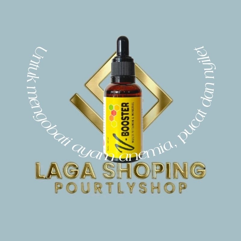 v booster vitamin ayam anemia pucat kurus nyilet herbal v-booster spt kbooster