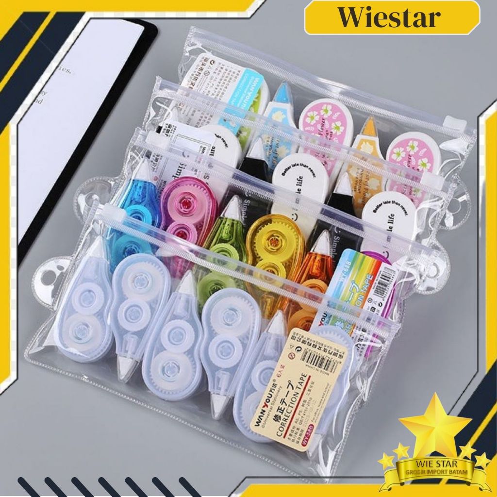 

WSR - WLWS110 Tipex Pita Correction Tape Tip X Pita Koreksi Stipo Tip Ex