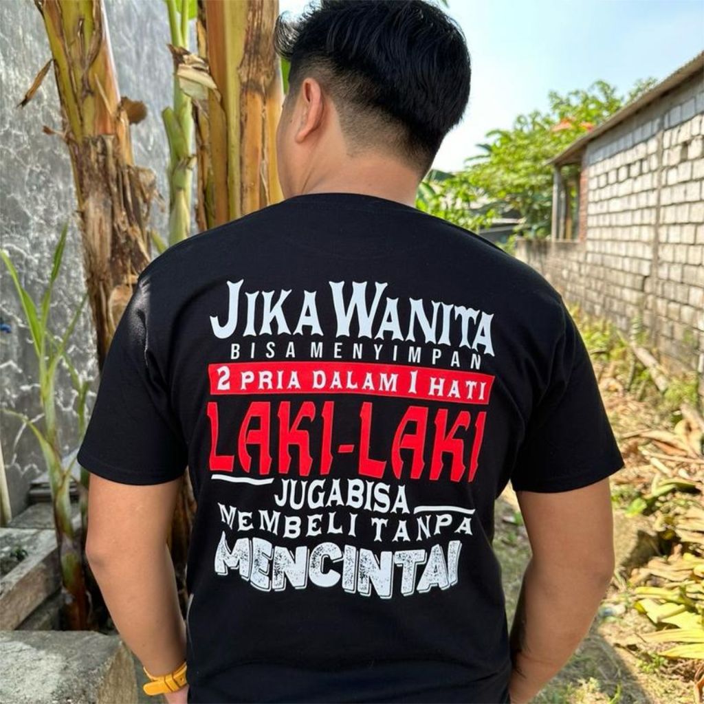 kaos korban wanita iblis