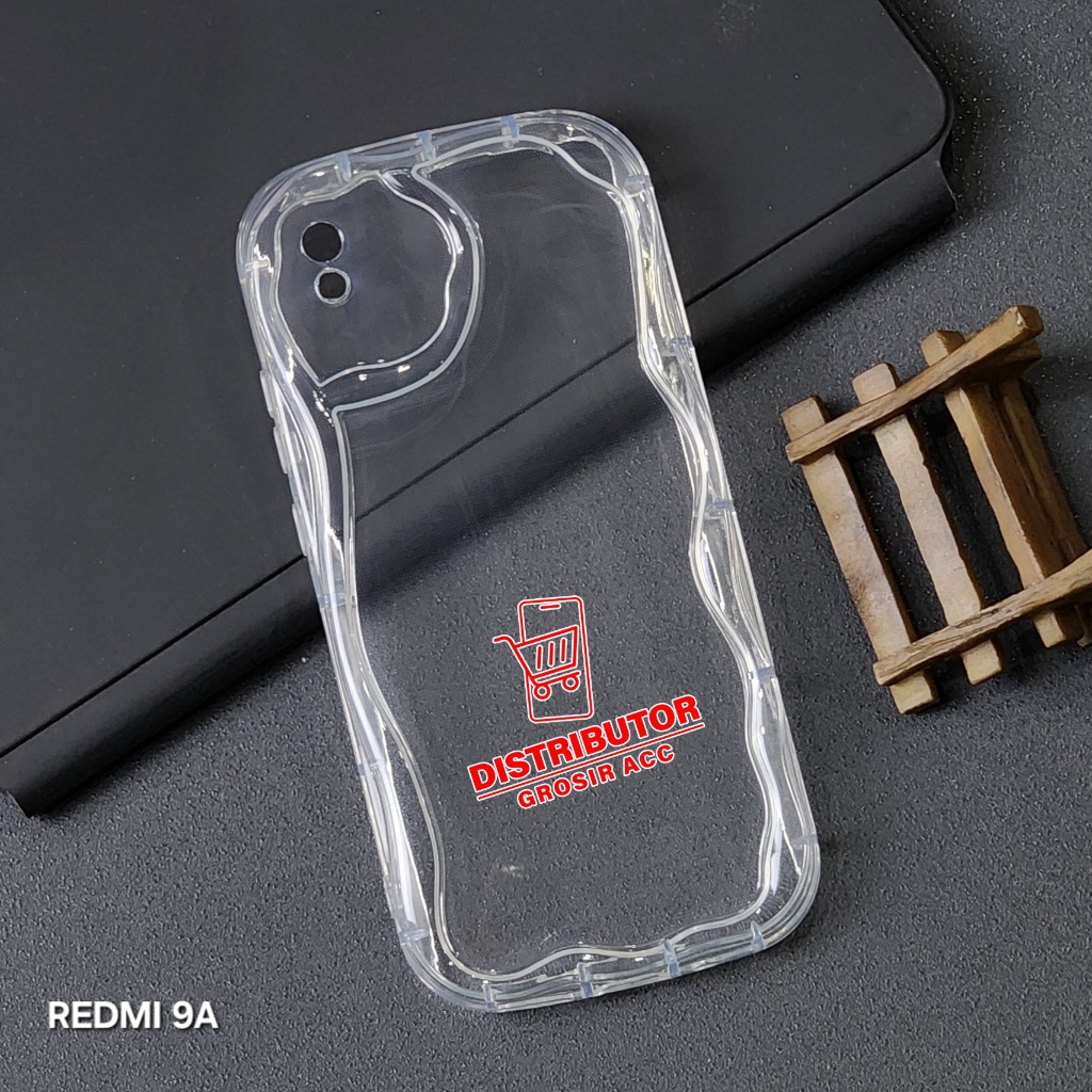 REDMI 9A CASE MELTING WAVY CLEAR SOFT CASE REDMI 9A G01
