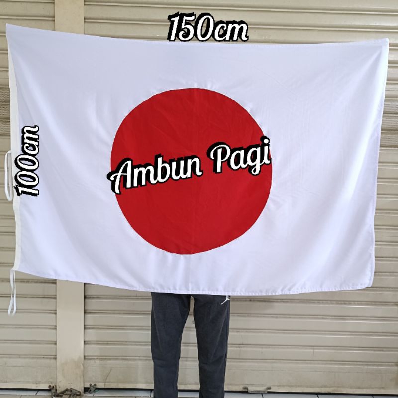 

best seller custom bendera negara JAPAN/JEPANG aplikasi bahan tisu uk 100cm x 150cm