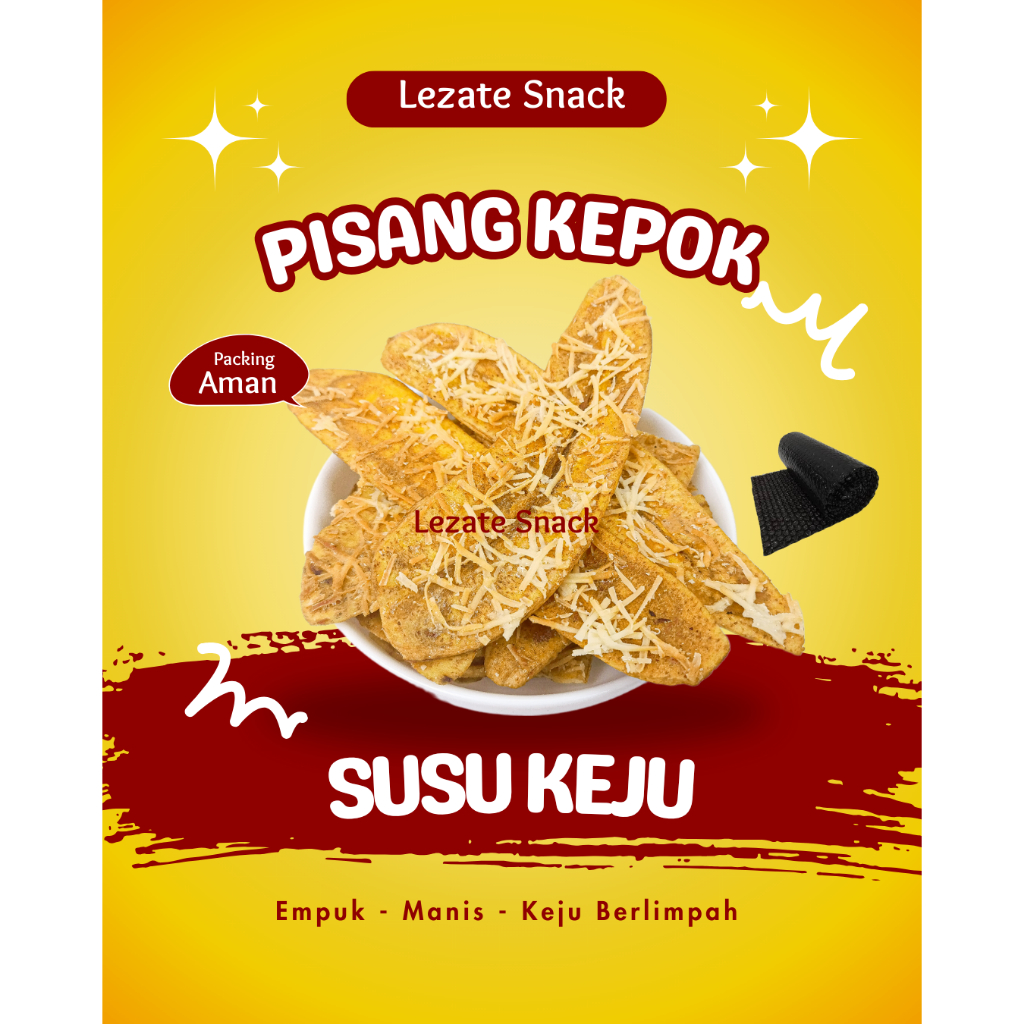 

Kripik Pisang Kepok Keju Susu 250gr Gurih Manis Murah /Kripik Pisang Kepok Gurih Tipis Keripik Pisang Asin Lezate Snack