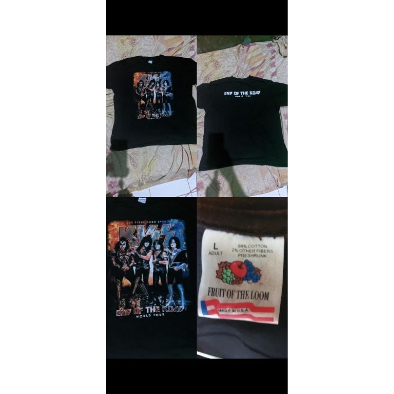 borongan kaos band kiss,bmth dan radiohead