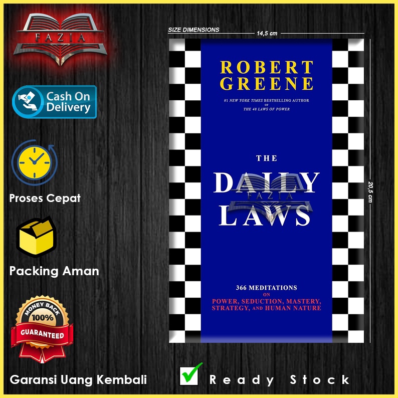 BIG SALE EnglishIndonesia The Daily Laws by Robert Greene