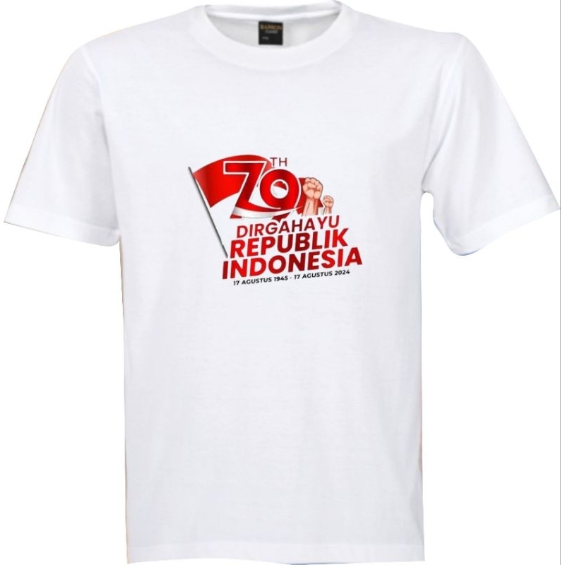kaos 17 agustusan///kaos kemerdekaan///kaos merah putih///kaos dirgahayu