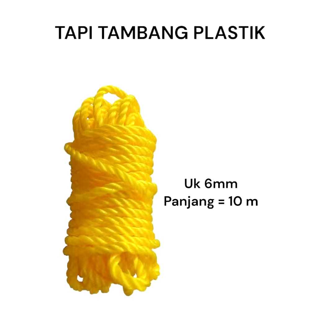 

Tali Tambang Tali Tampar PE Plastik 2mm dan 3mm