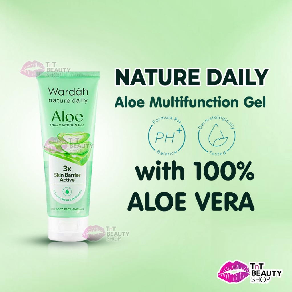 PAKET INSTAN Wardah Hydramild Multifunction Aloe Vera Gel  1 ml