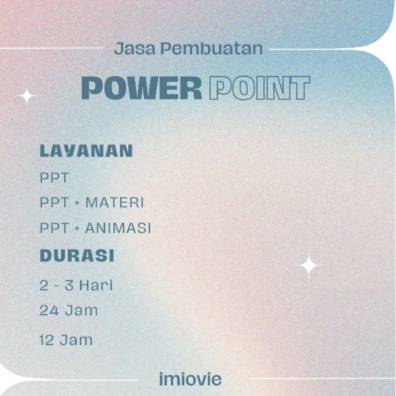 Jasa Pembuatan Power Point