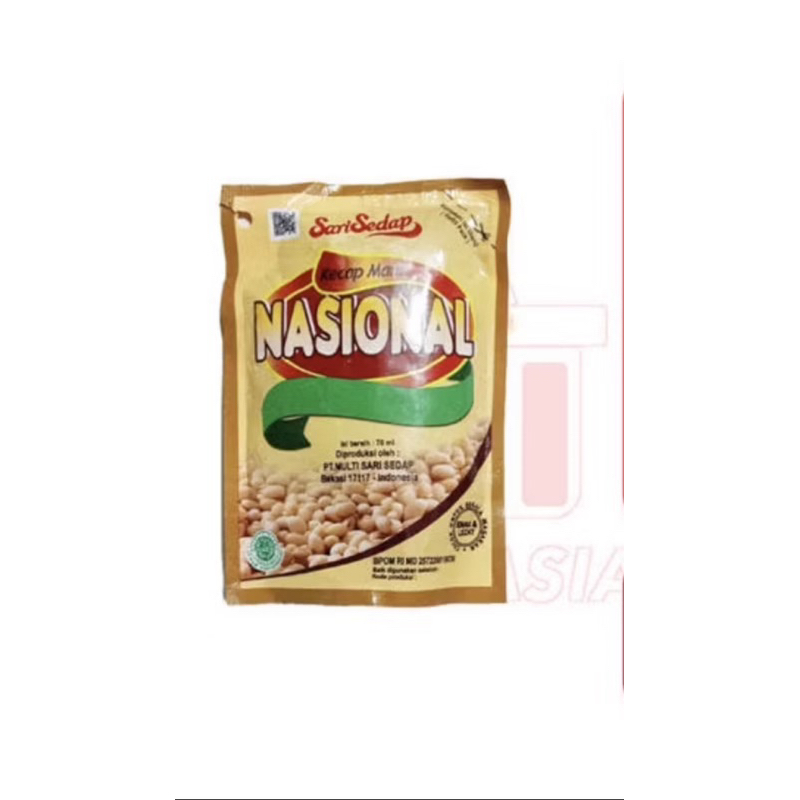 

(2 bks) kecap nasional Rp 8000, 2 bungkus berhadiah piring 2