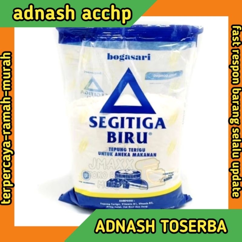 

Tepung Terigu Segitiga Biru - Cakra Kembar Kemasan Ekonomis