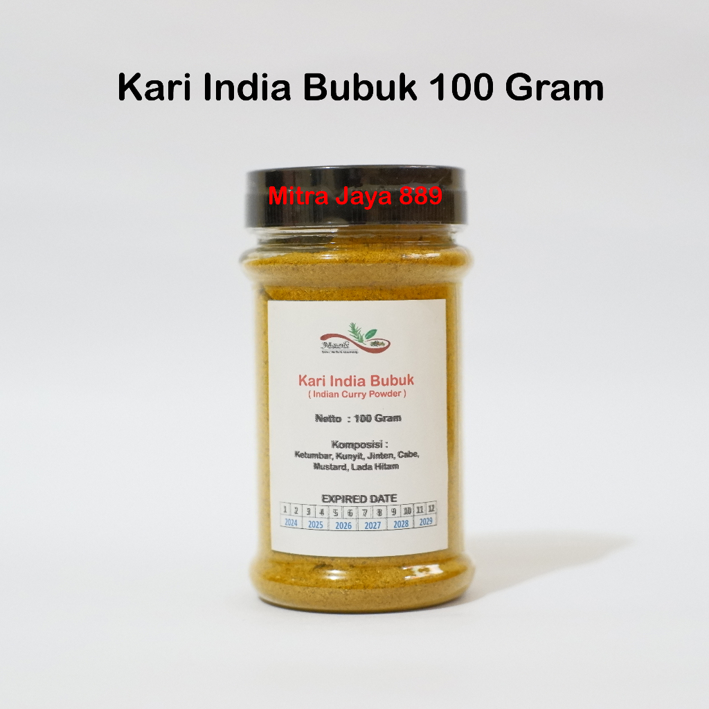 

Kari India Bubuk 100 gram / Indian Curry Powder / Bumbu Kari India / Rempah Bumbu Kari India Bubuk